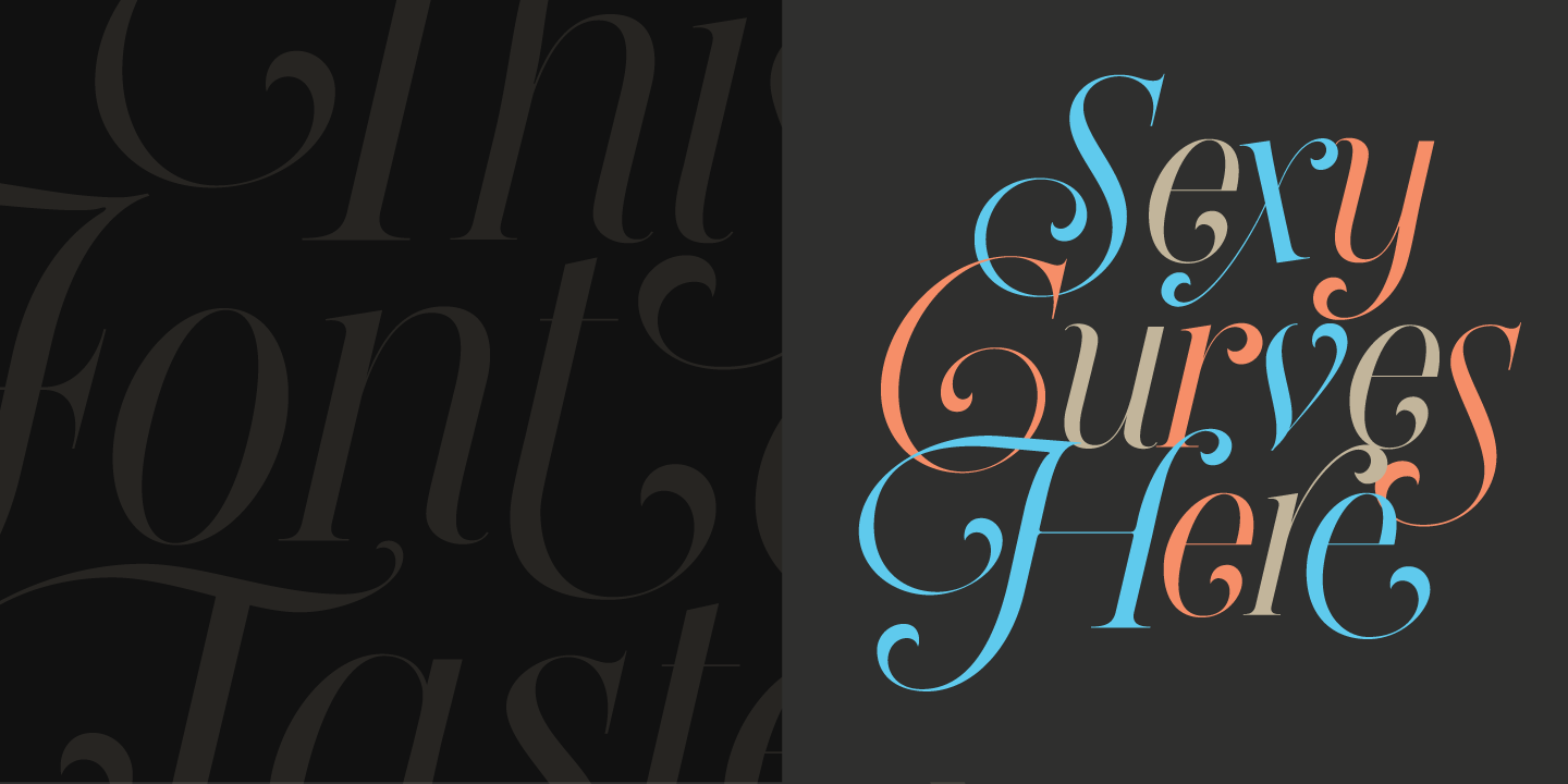 Beispiel einer Heroe Std-Schriftart